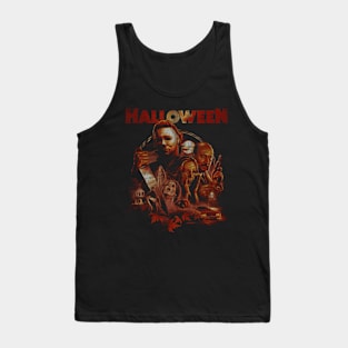 Retro Halloween Movie Tank Top